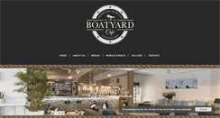 Desktop Screenshot of boatyardcafe.com